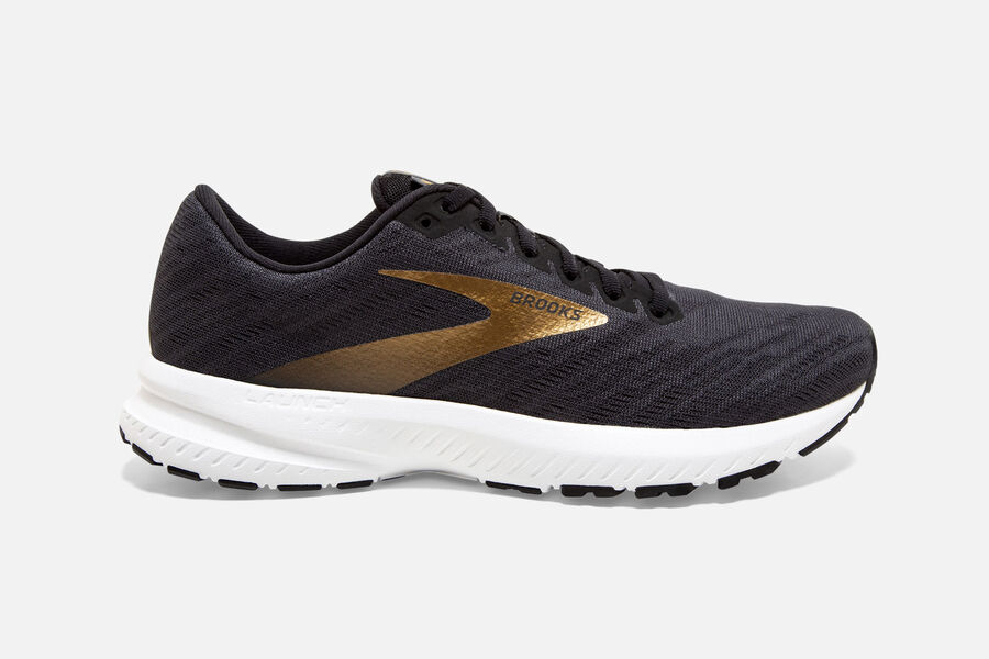 Brooks Launch 7 Road Loopschoenen Heren - Zwart/Goud - 320198PGB